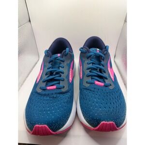 Brooks Ghost 16 GTX Womens Running Shoes Blue Pink GORE-TEX 1204191B422 Size 10
